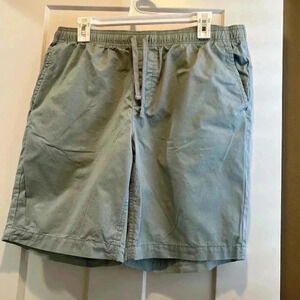 Mens Free Assembly Pull-On Shorts Green Size L